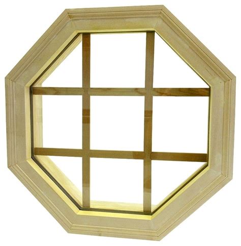 Wood Mitered Octagon Window Traditional Windows By Awsco