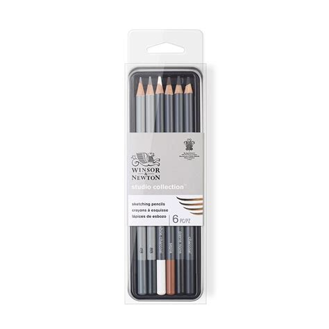 Winsor Newton Studio Collection Sketching Pencil Set Of 6 Ken