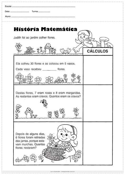 Historinhas Matematicas 4 Ano