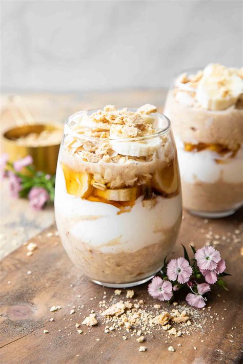 Banana Coconut Cream Pie Overnight Oats Jar Of Lemons