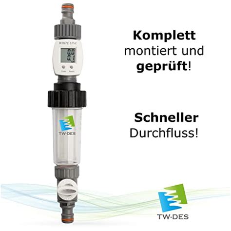 Tw Des Bef Llfilter Mit Wasseruhr Wasserfilter F R Camping Wohnmobil