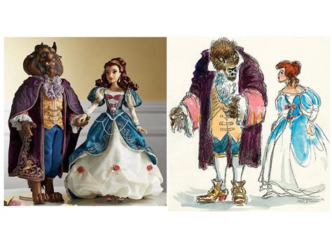 Limited Edition Beauty And The Beast Dolls By J Fuchs At