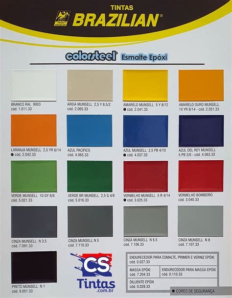 Cs Tintas Cores Tinta Epoxi Brazilian Cs Tintas