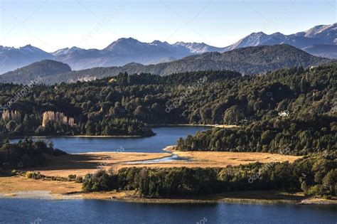 Nahuel Huapi lake, Patagonia Argentina, from Panoramic Point near ...