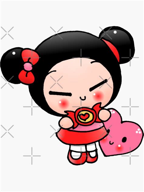 Pucca Love Garu Sticker For Sale By Kamelia K Redbubble