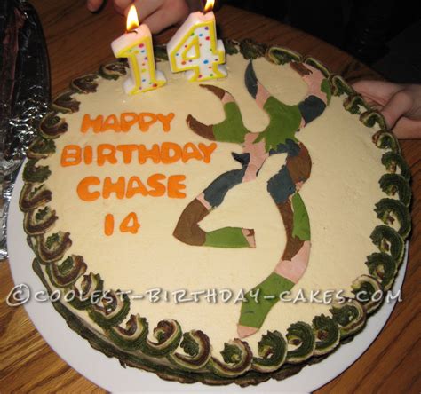 Easy Camouflage Deer Hunting Cake With Simple Step By Step Tips For