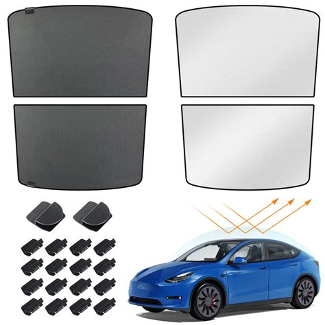 Buy Sumk Tesla Model Y Sunroof Sunshade Glass Roof Sunshade Foldable