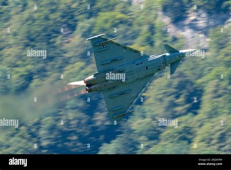 Eurofighter Typhoon At Zigairmeet Air Show 2023 In Mollis Switzerland
