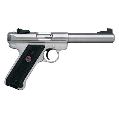 Ruger Mark Iii Target Semi Automatic 22lr Rimfire 5 5 Stainless Bull Barrel 10 1 Rounds