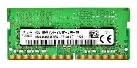 Memory RAM 1x 4GB Hynix SO DIMM DDR4 2133MHz PC4 17000 HMA451S6AFR8N