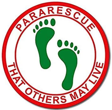 Round Pararescue Giant Green Feet Sticker Logo Air Force Usaf Afsoc