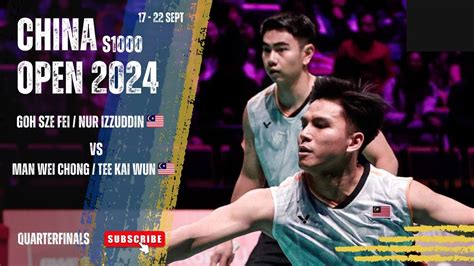 Goh Sze Fei Nur Izzuddin Vs Man Wei Chong Tee Kai Wun China