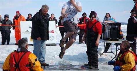 Polar Bear Dippers Make The Best Of It In Innisfil