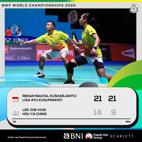 BADMINTON INDONESIA On Twitter Rehan Lisa Menang Straight Game Atas