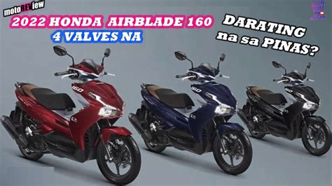 2022 HONDA AIRBLADE 160 L SPECS AND FEATURES L MotoREView L BASTIBOYXPH