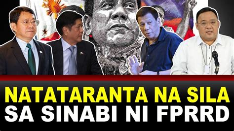 Natataranta Na Sila Sa Sinabi Ni Ex Pres Duterte Harry Roque Inamin