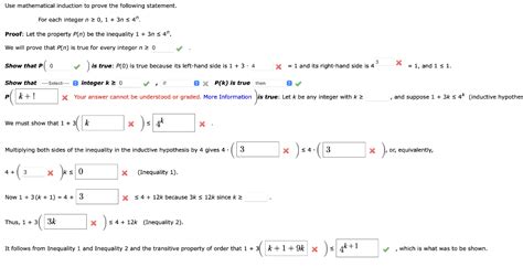 Solved Use Mathematical Induction To Prove The Following Chegg