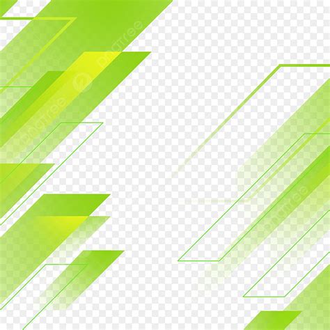 Abstract Border Clipart PNG Images, Green Polygonal Abstract Business ...