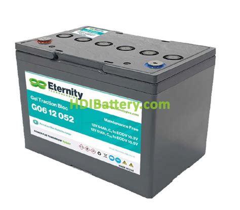 Batería De Gel Eternity G0612052 Monoblock 12 Voltios 54 Amperios