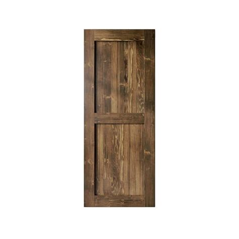 Homacer In X In H Frame Walnut Solid Natural Pine Wood Panel