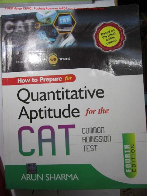 Quantitative Aptitude For Cat Arun Sharma Pdfcoffee