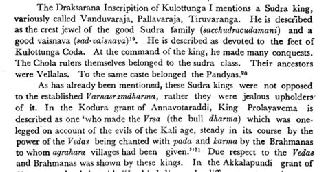 Shudra rulers and officials in early medieval times in India. Chola rulers themselves were ...