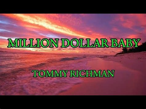 Million Dollar Baby By Tommy Richman Lyrics Youtube