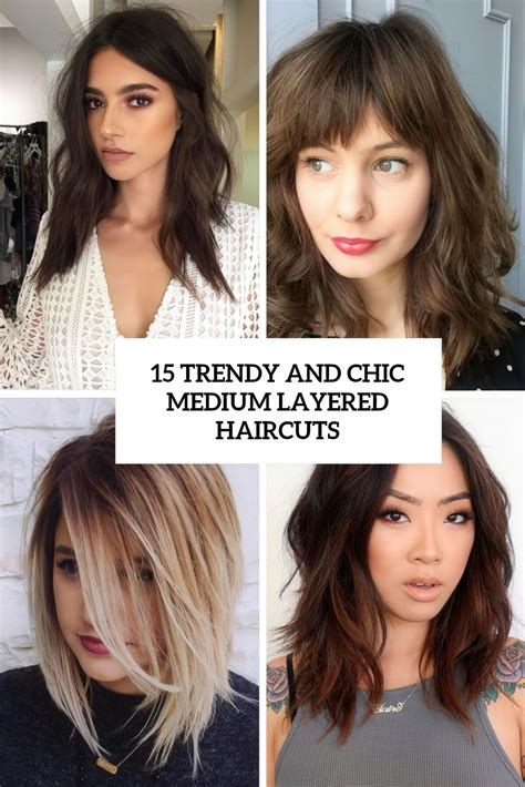 15 Trendy And Chic Medium Layered Haircuts - Styleoholic