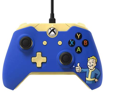 Fallout 4 Xbox One Controller Is Blue Yellow And Features Vault Boy