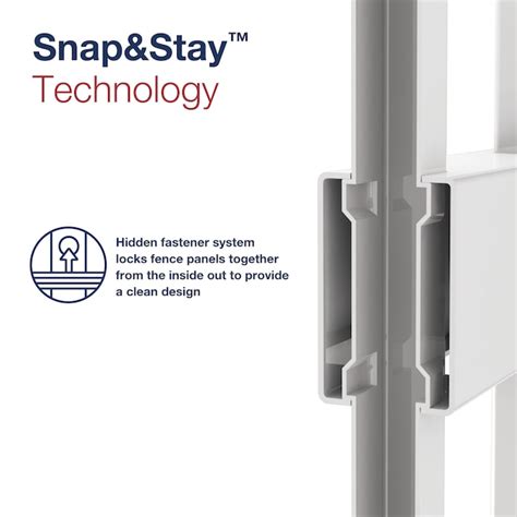 Freedom Ashford 4 Ft H X 8 Ft W White Vinyl Picket Fence Panel Assembled In The Vinyl Fencing