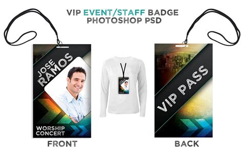 Press Pass Vip All Access Pass ~ Card Templates ~ Creative Market