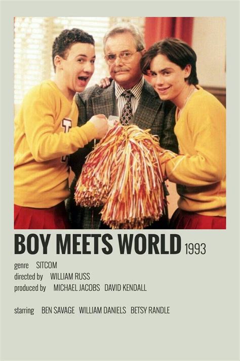 Boy Meets World Boy Meets World Movie Posters Minimalist Film