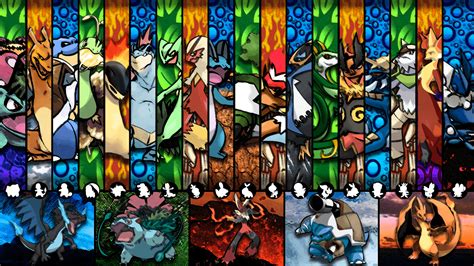 Pokemon Starters Wallpapers Top Free Pokemon Starters Backgrounds