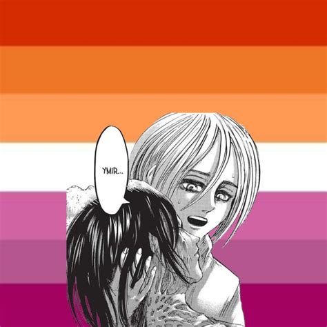 Ymir And Historia Lesbian Flag Snk