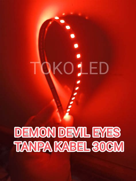 LAMPU DEMON EYES DEVIL EYE LED 30CM TANPA KABEL MURAH 12V Lazada