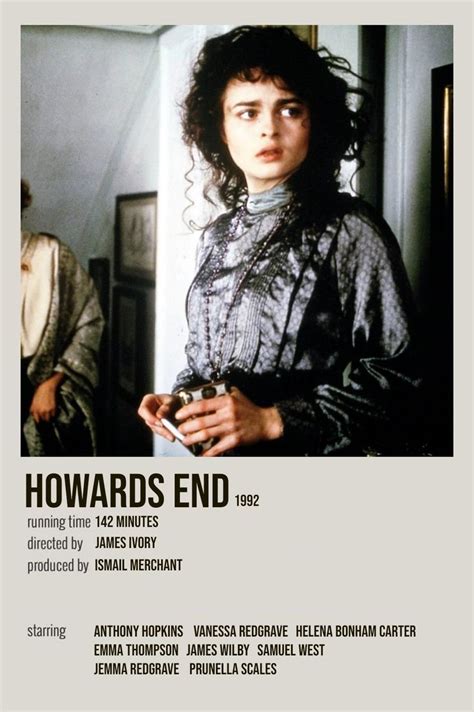 Howard End Poster Movies To Watch Helena Bonham Carter Movie