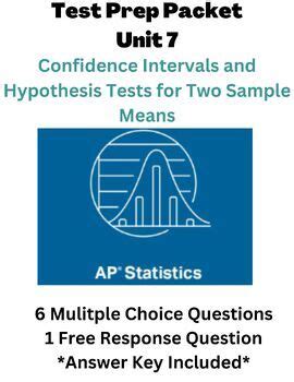 Ap Statistics Confidence Intervals And Hypothesis Tests For Two