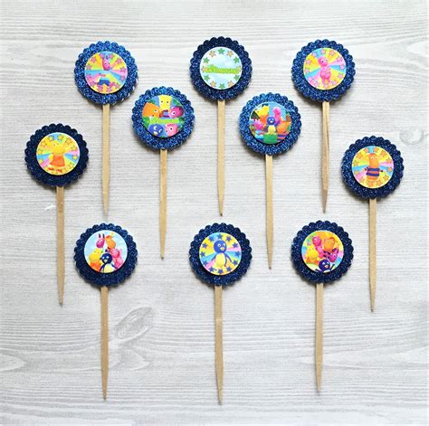 Beautiful Backyardigans Themed Cupcake Toppers Great For Birthday