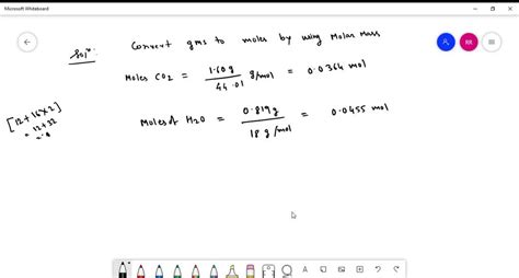 Solved Upon Combustion A Compound Containing Only Carbon And Hydrogen