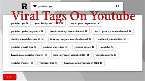 How To Find Viral Tags For Youtube Video Youtube Tags To Get Views