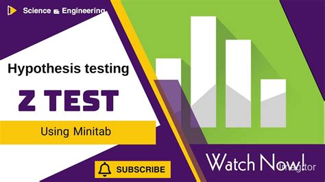 Hypothesis Test For The Mean And The Z Distribution By Using Minitab Z Test For One Sample