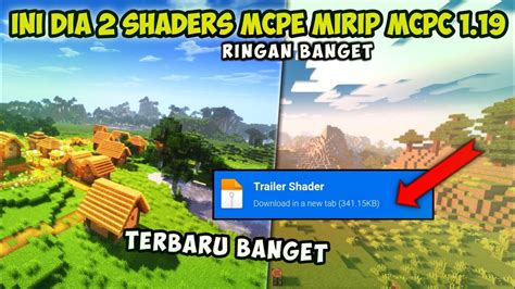 Seesh Ini Dia Shaders Mcpe Mirip Mcpc Terbaru Gilaa Banget