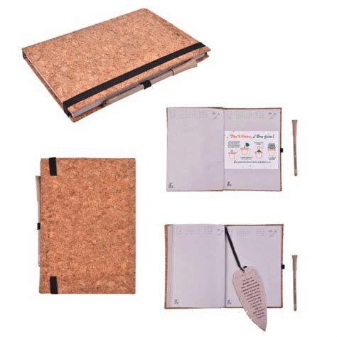 Paper Hard Bound Cork Premium Eco Friendly Notebook A Number Of