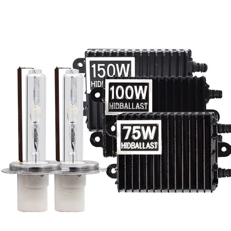 SKYJOYCE High Power 75W 100W 150W Xenon HID Bulb Ballast Kit 4300K