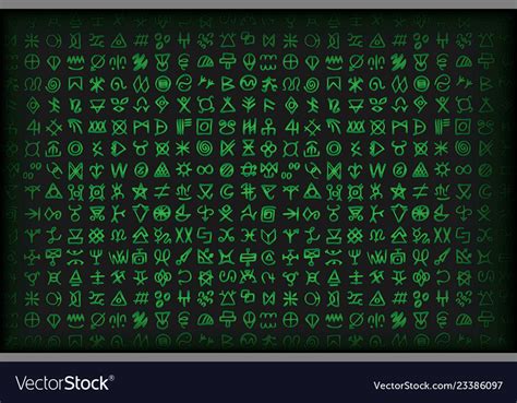 Digital green matrix and computer code symbols Vector Image