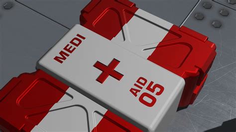 Sci Fi First Aid 3d Model Cgtrader