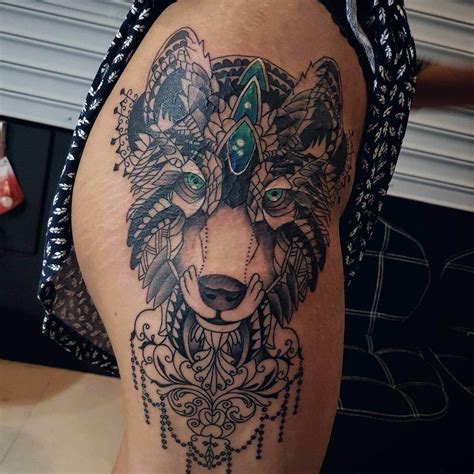 50 Wolf Tattoo Ideas - Because If You Live Among Wolves You Have To Act ...