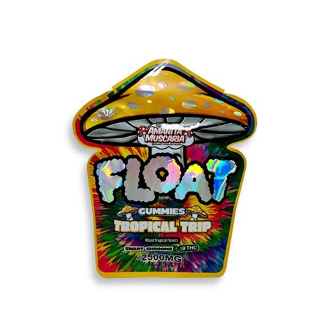 Float Mushroom Delta 9 Gummies Tropical Trip 2500mg