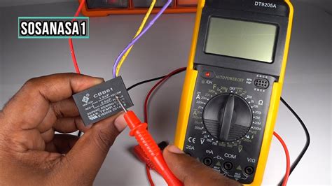 How To Test And Measure A Ceiling Fan Capacitor With Digital Multimeter