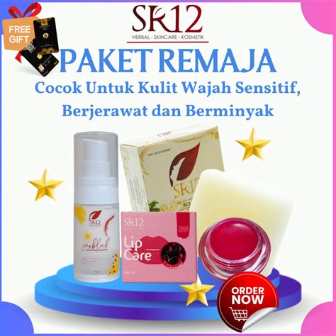 Jual Paket Skincare SR12 Satu Set Perawatan Untuk Remaja Kulit Wajah